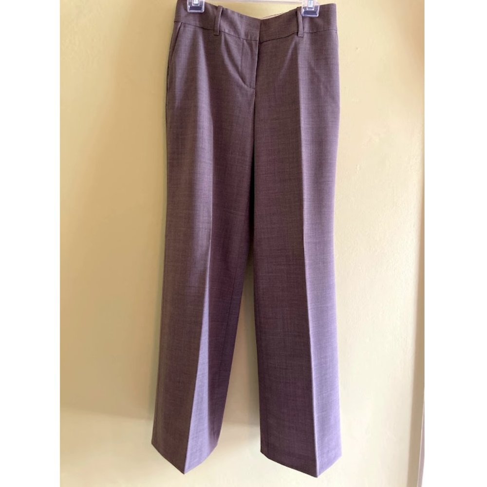 Brown Heather Trousers - Ann Taylor